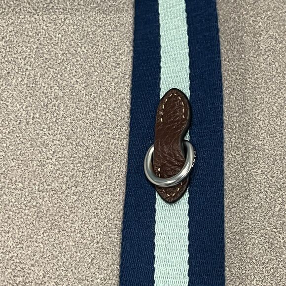 COACH Mini Jamie Camera Bag In Leather Sport Deep Light Blue - Picture 9 of 11